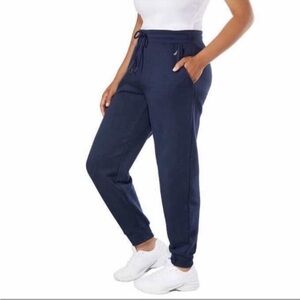 NWT Nautica Ladies Soft Jogger Pants NAVY BLUE - size S - winter casual comfy